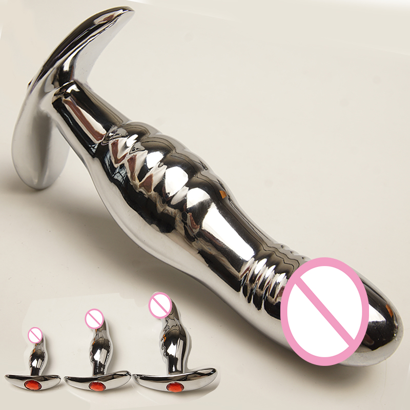 Fishing Boat Aluminum - Kavisli Anal Dildo Eğitim Aleti, Metal